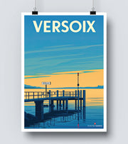Affiche Versoix Bord Du Lac