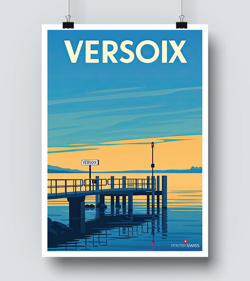Affiche Versoix Bord Du Lac
