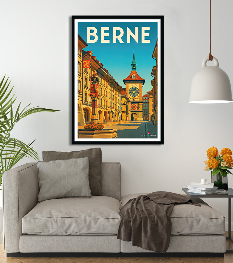 Poster Berne Vintage