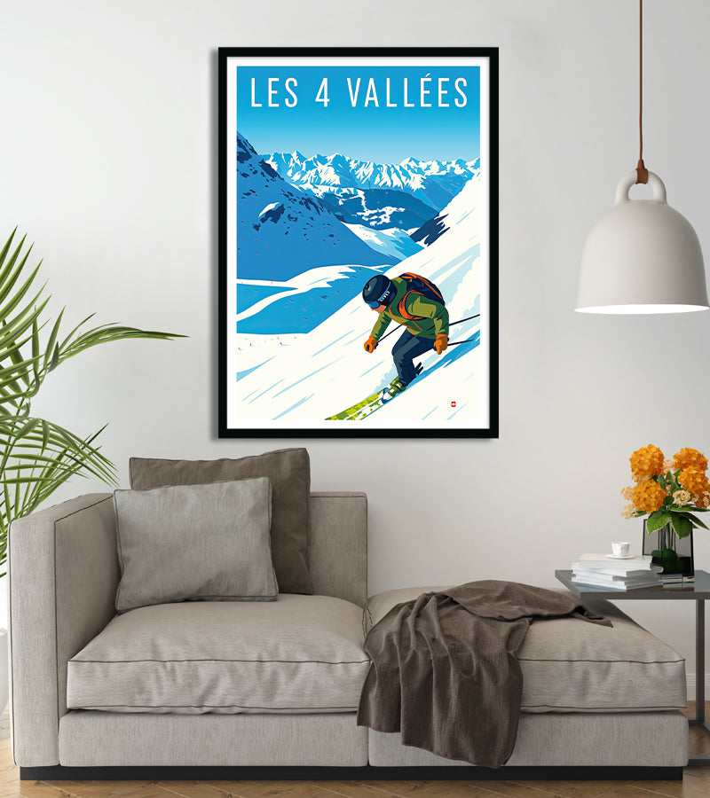 Poster Les 4 Vallees