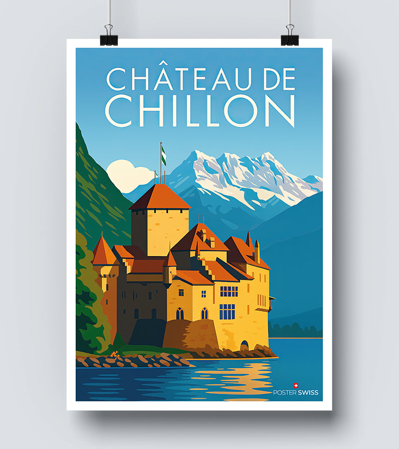 Affiche Chateau De Chillon