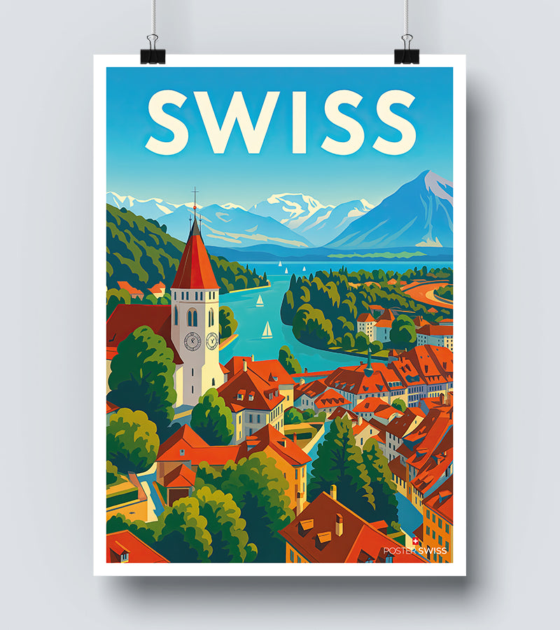 Affiche Swiss Ville
