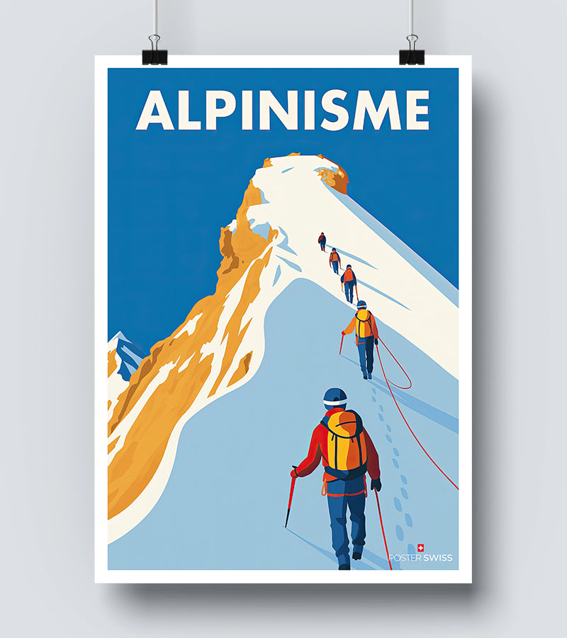Affiche Alpinisme