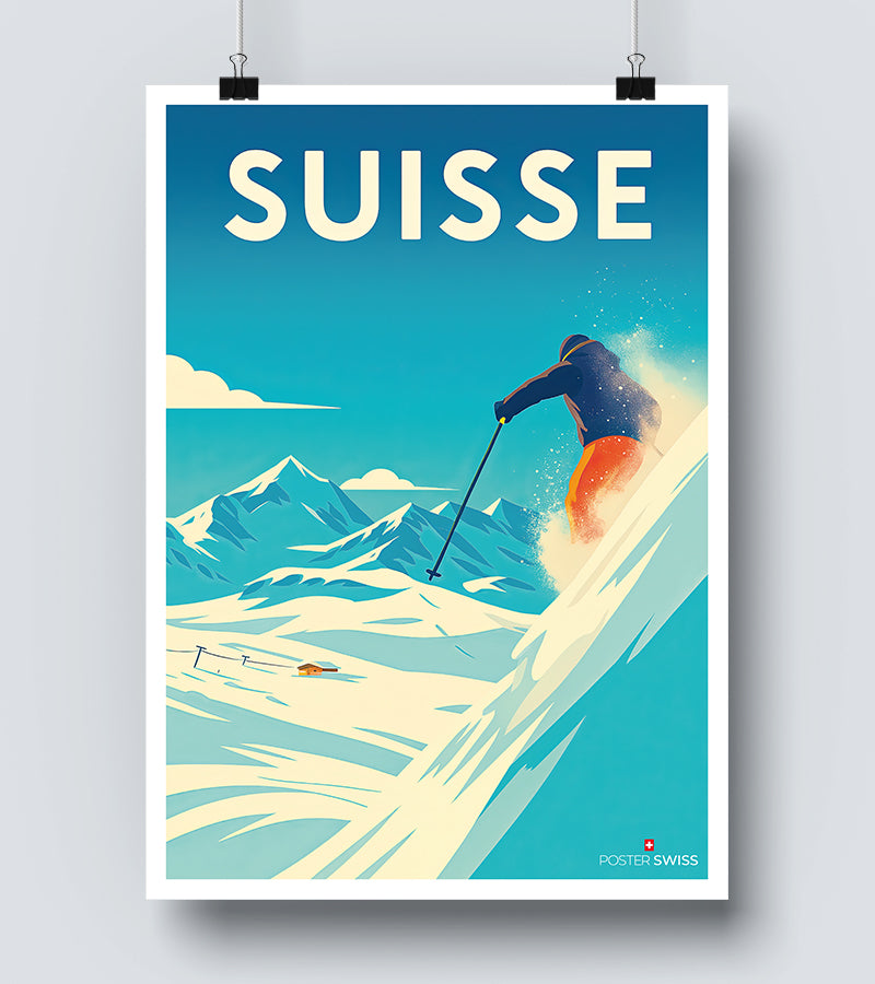Affiche Suisse Ski