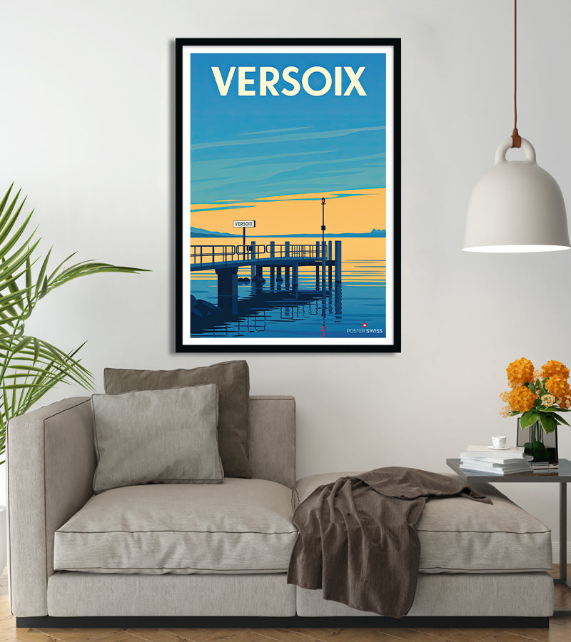 Poster Versoix Bord Du Lac