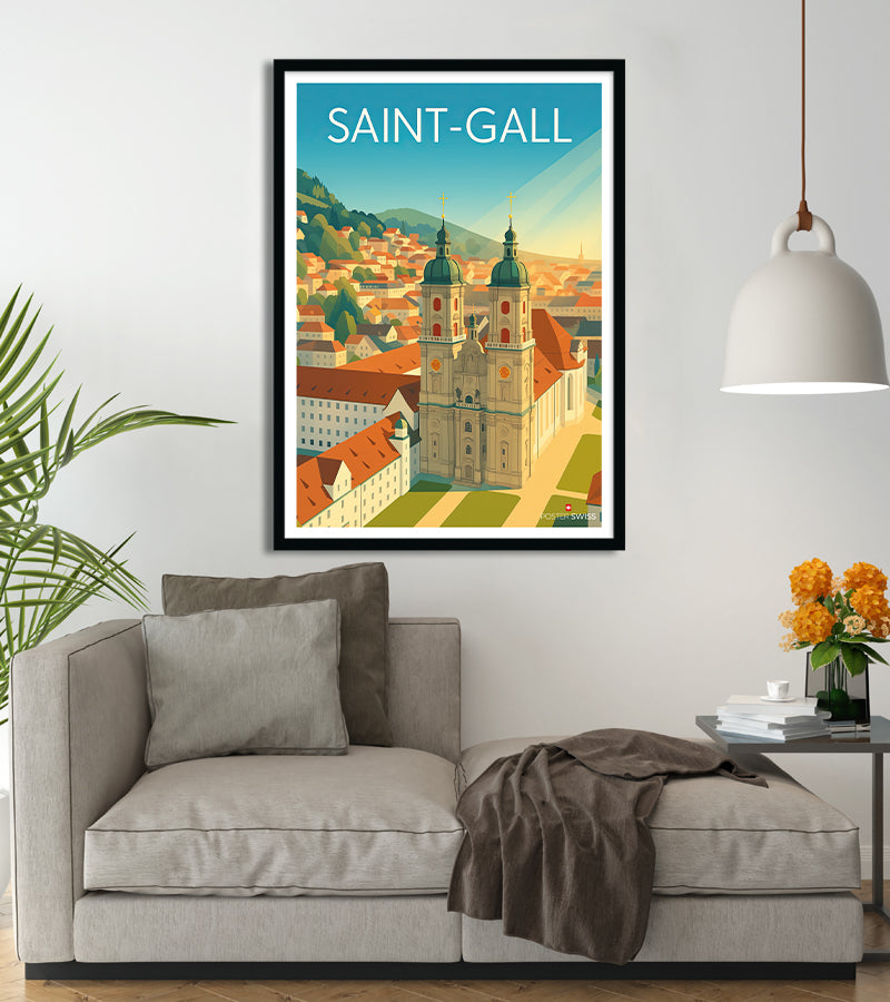 Poster Saint Gall Vintage