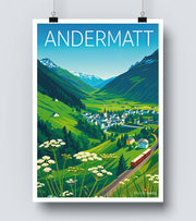 Affiche Andermatt