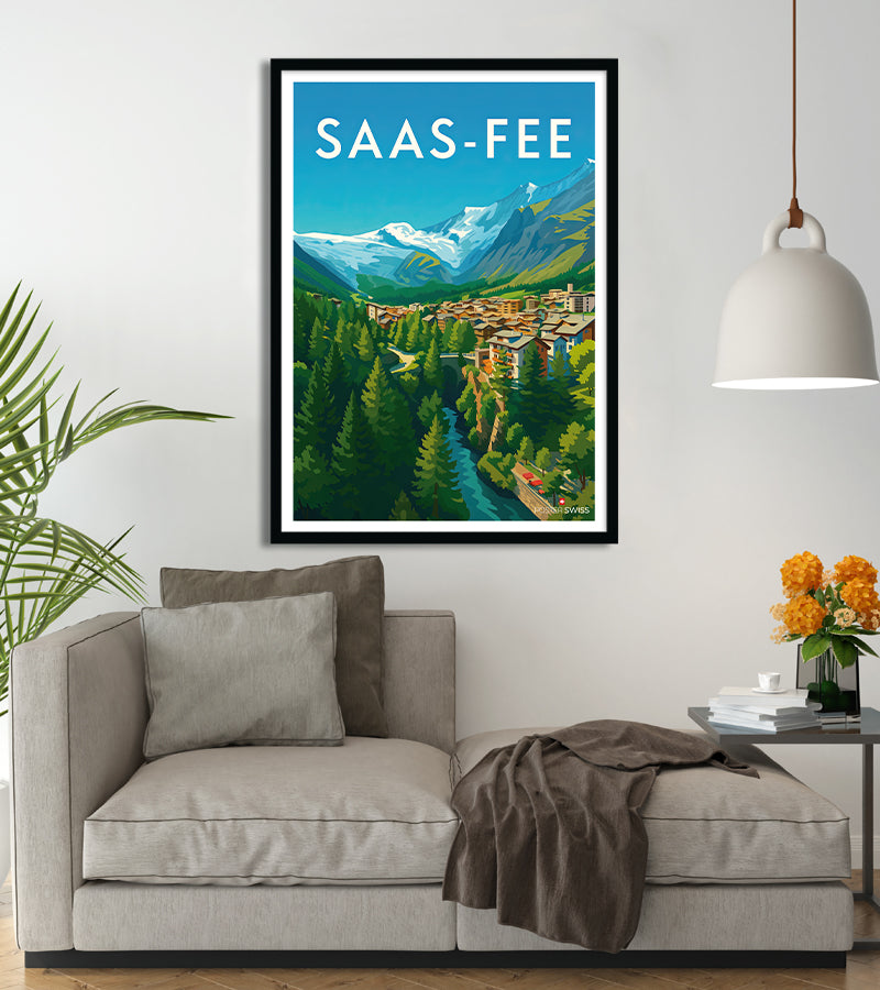 Poster Saas Fee