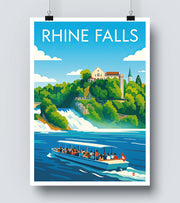 Affiche Rhine Falls