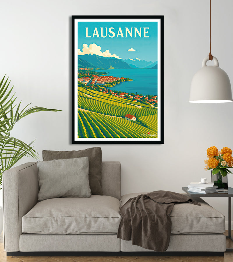 Poster Lausanne Panorama