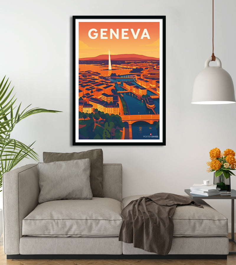 Poster Geneva Vintage