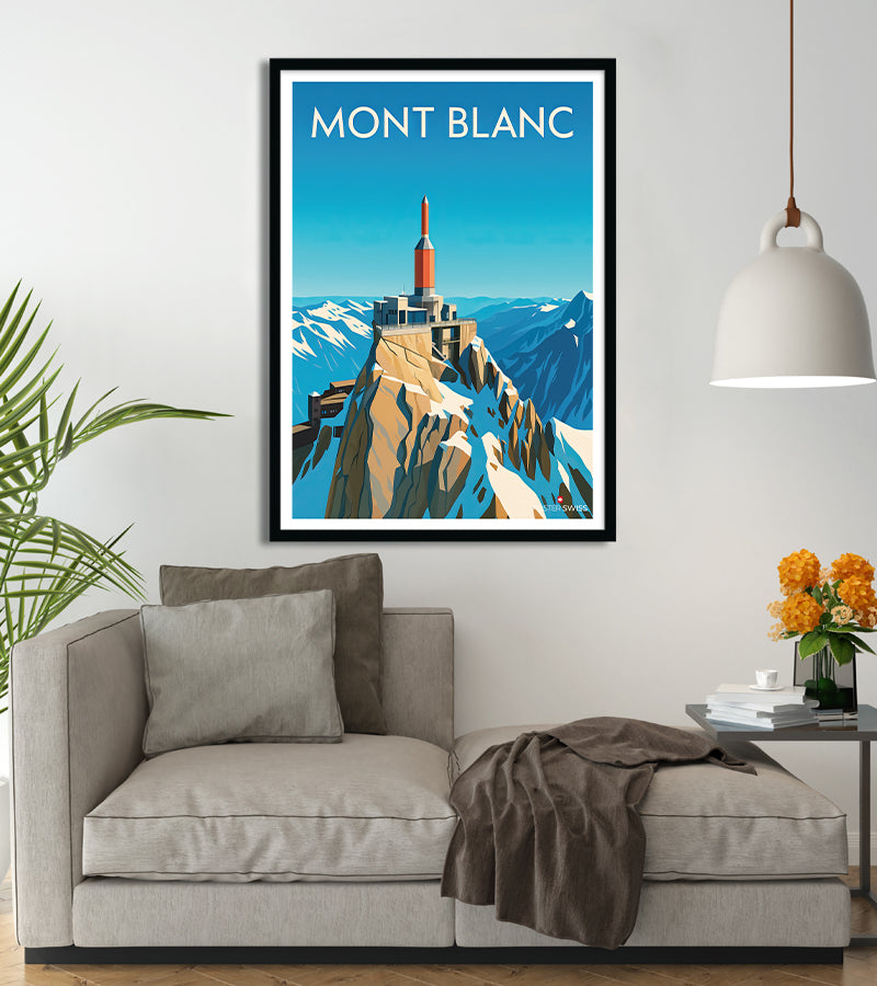 Poster Mont Blanc