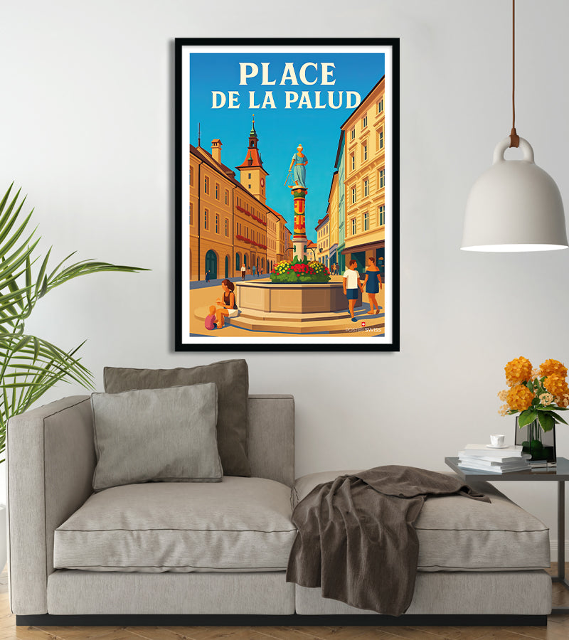 Poster Place De La Palud