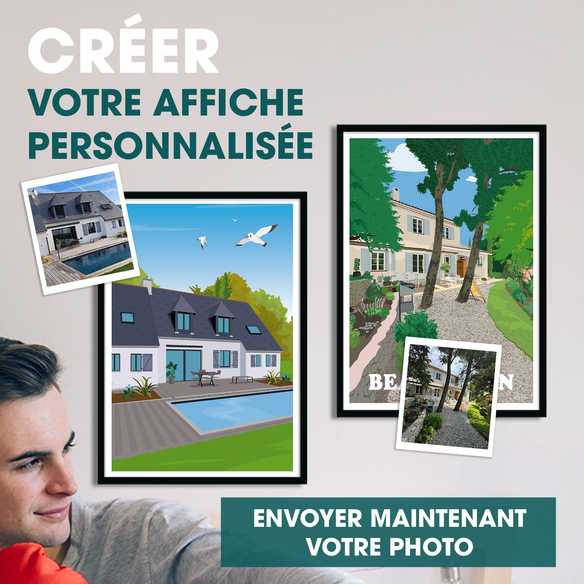 Affiche personnalisée - Création