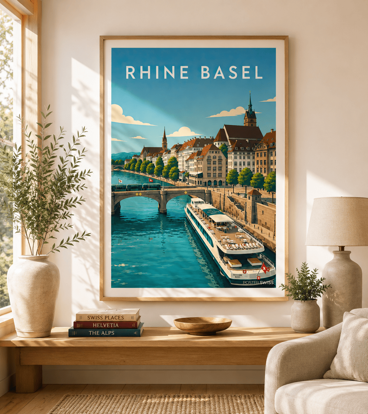 Rhine Basel-Plakat