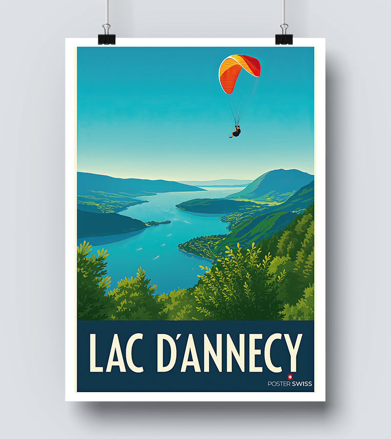 Affiche Lac D Annecy
