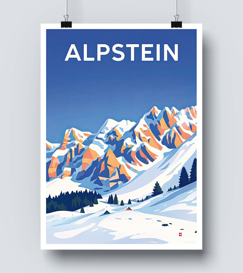 Affiche Alpstein Vintage