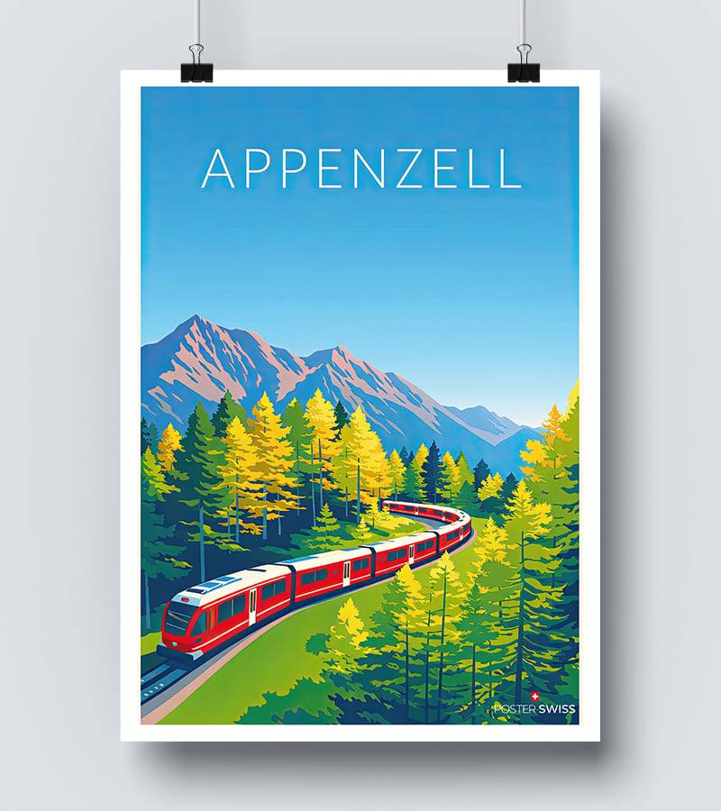 Affiche Appenzell vintage