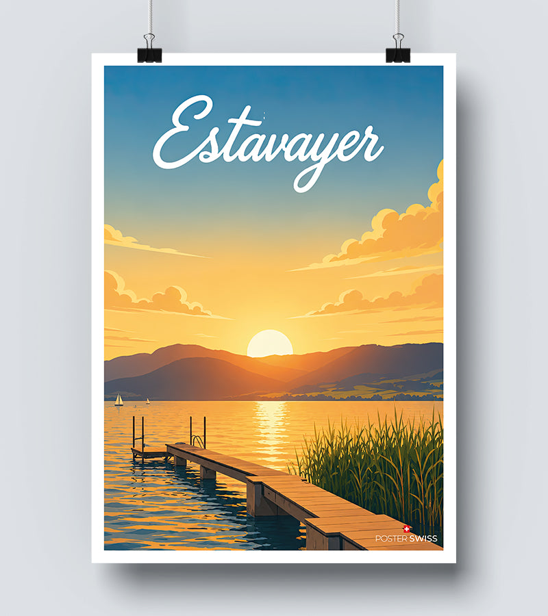 Affiche Estavayer