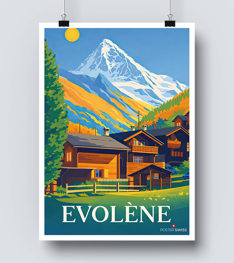 Affiche Evolene