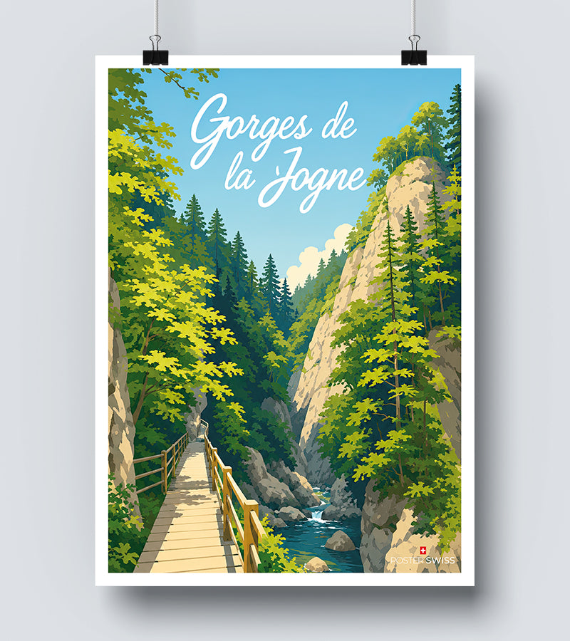 Affiche Les Gorges de la Jogne