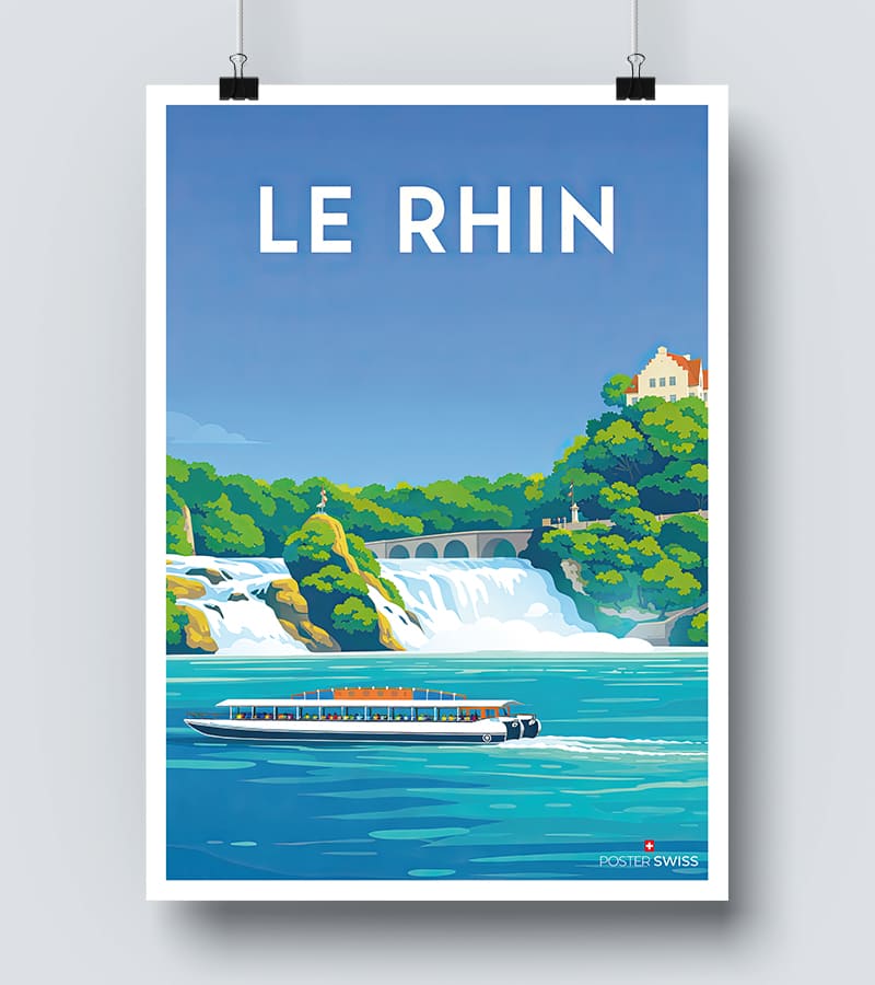 Affiche Le Rhin