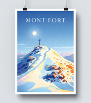 Affiche Mont Fort