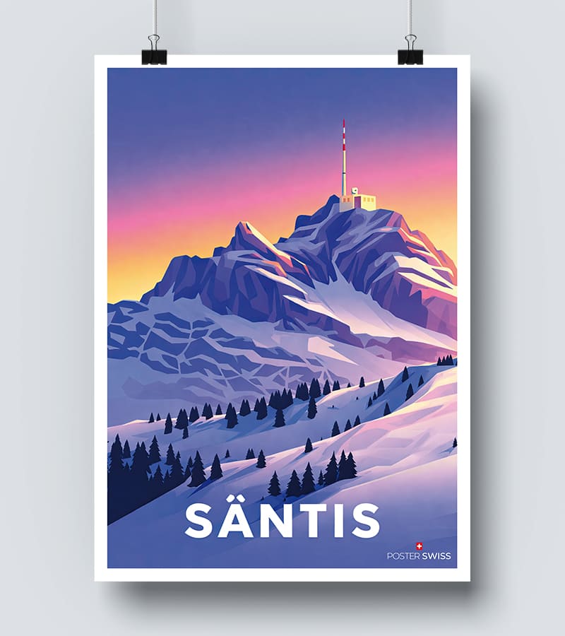 Affiche Santis Vintage