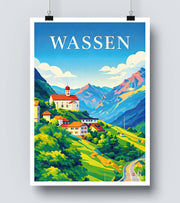 Affiche Wassen