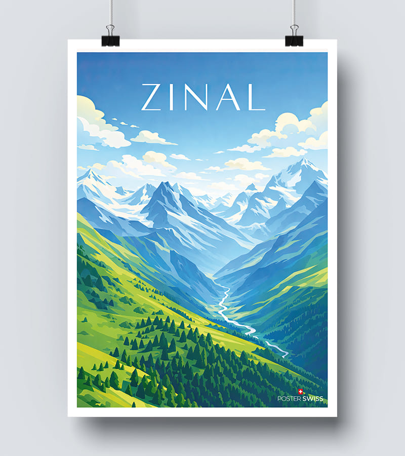 Affiche Zinal