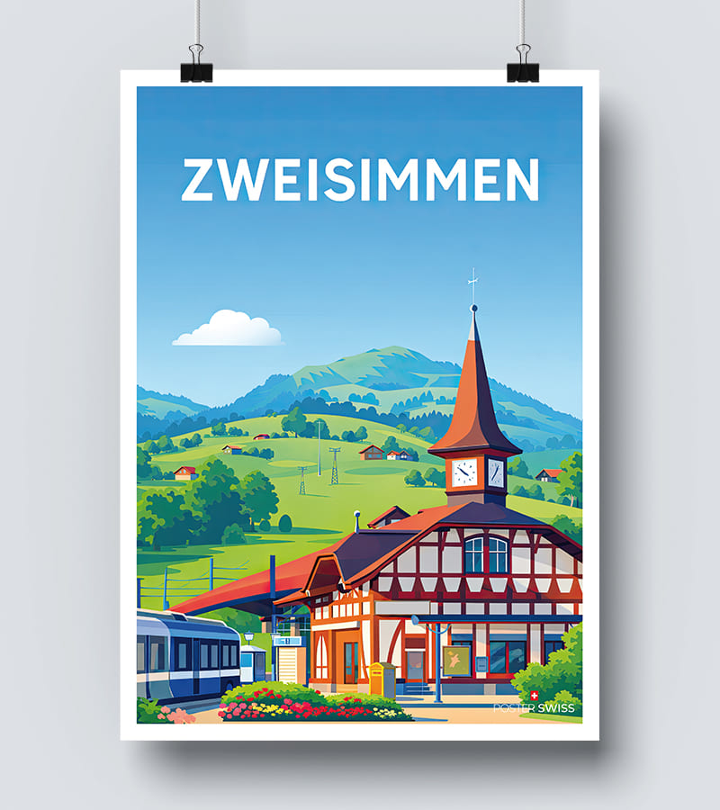 Affiche Zweisimmen