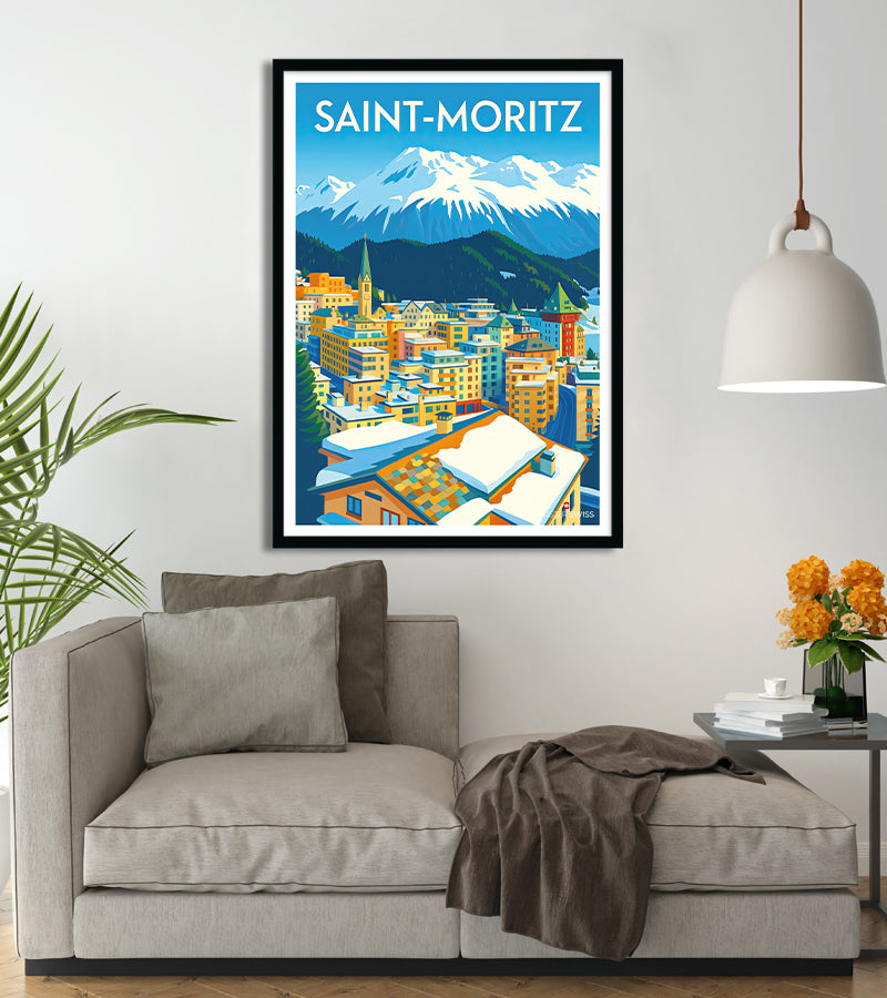 Poster Saint Moritz