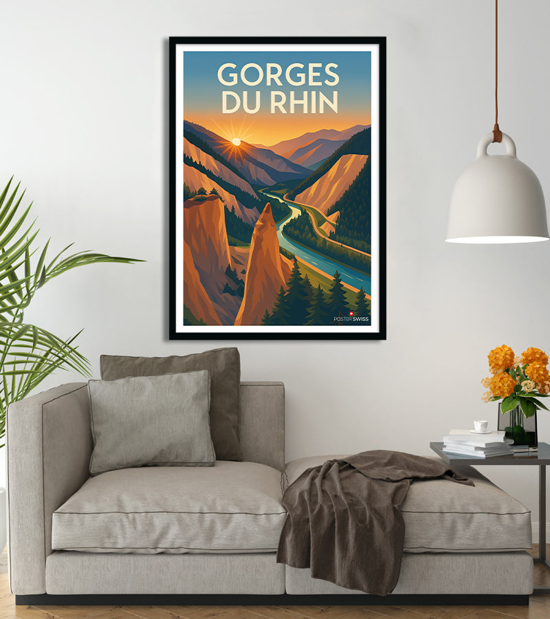 Poster Gorges Du Rhin