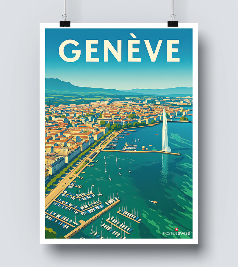 Affiche Moderne Geneve