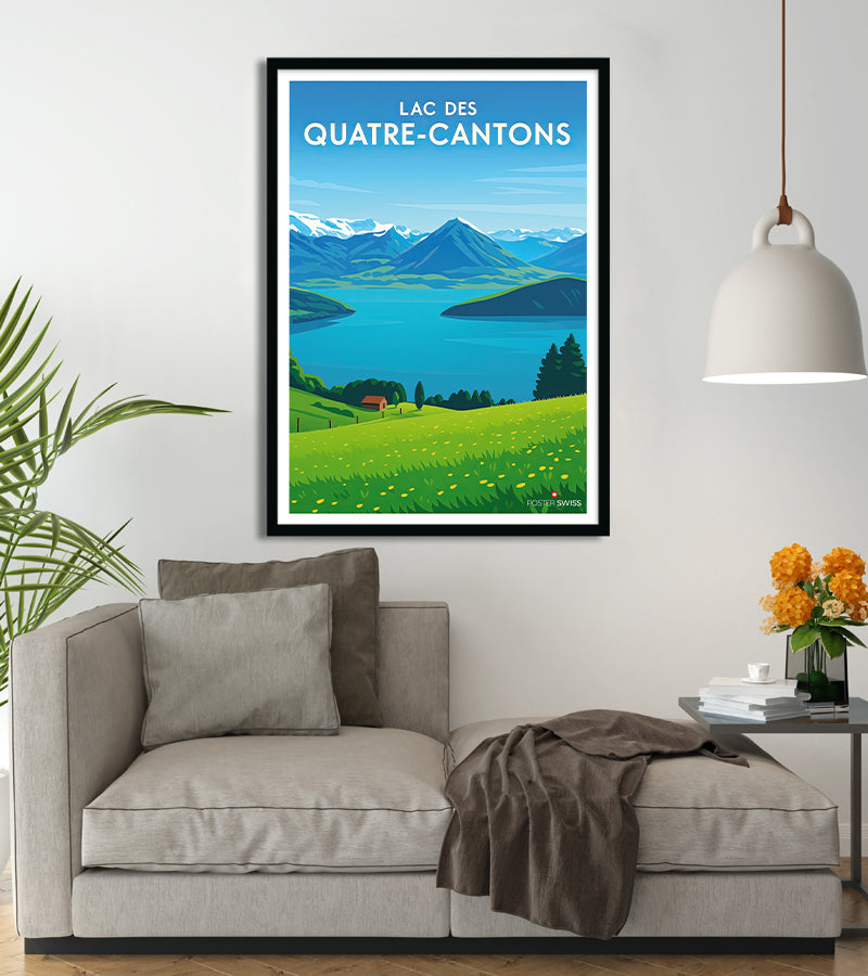 Poster Lac Des Quatres Cantons