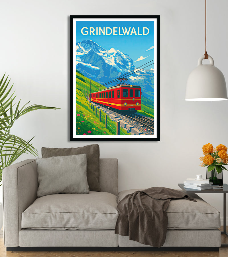 Poster Train Grindelwald
