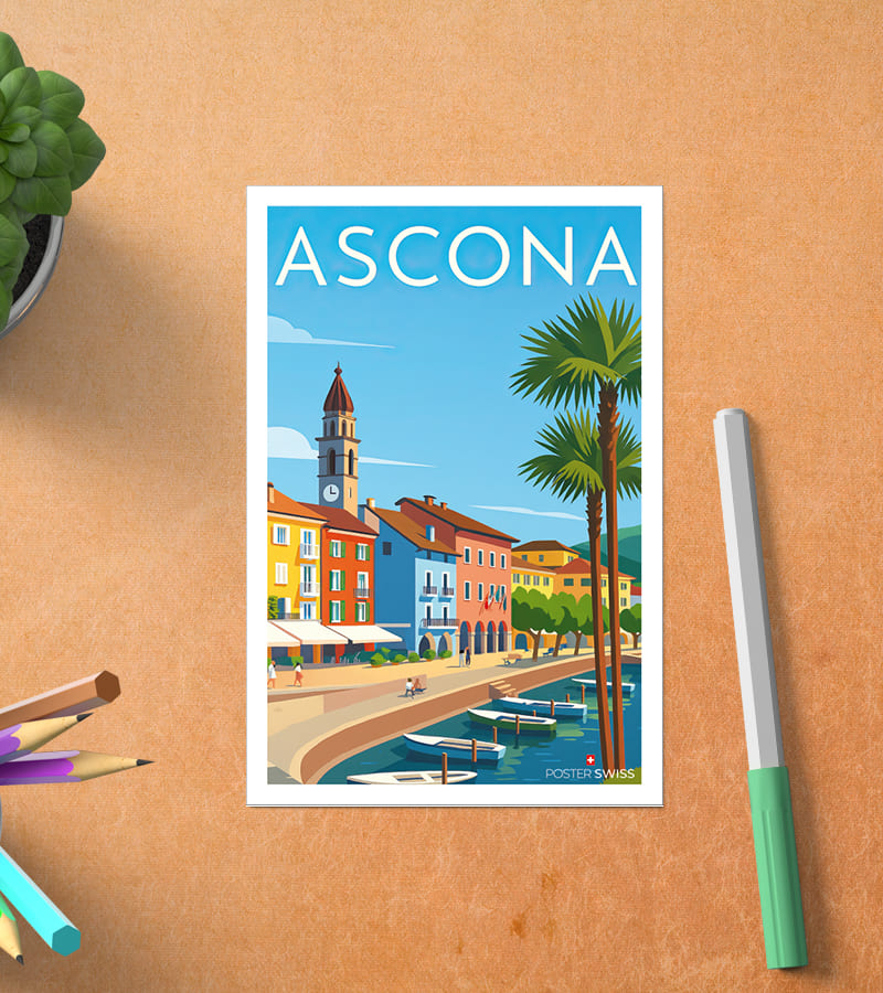 Carte Postale Ascona