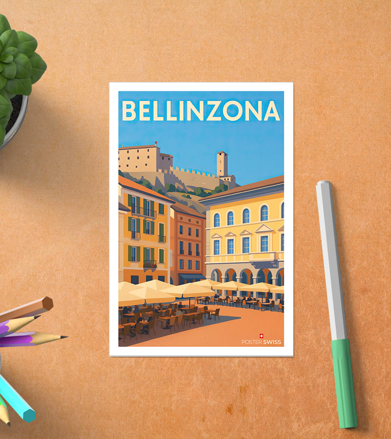 Carte Postale Bellinzona
