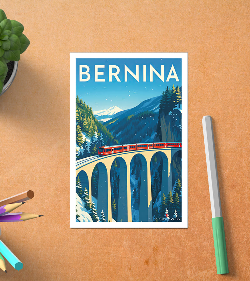 Carte Postale Bermina