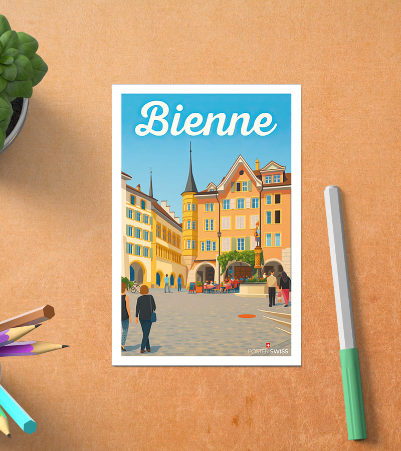 Carte Postale Bienne