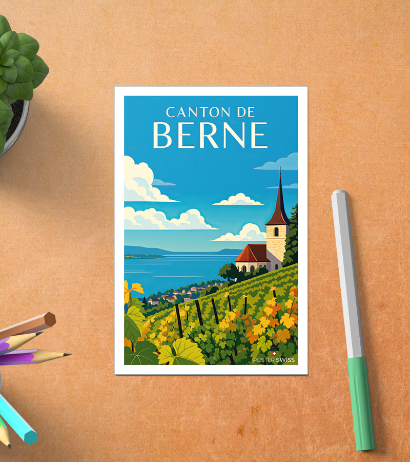 Carte Postale Canton de Berne