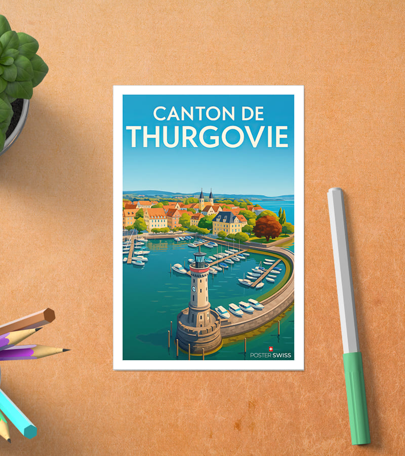 Carte Postale Canton de Thurgovie