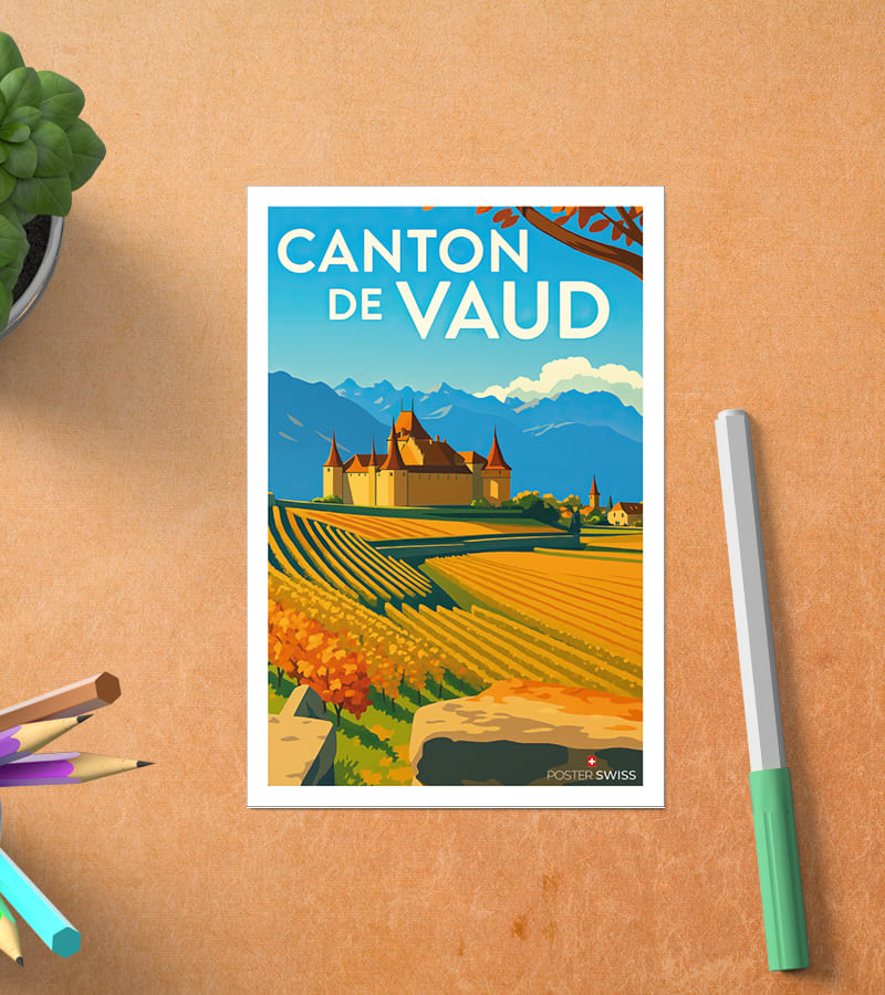 Carte Postale Canton de Vaud
