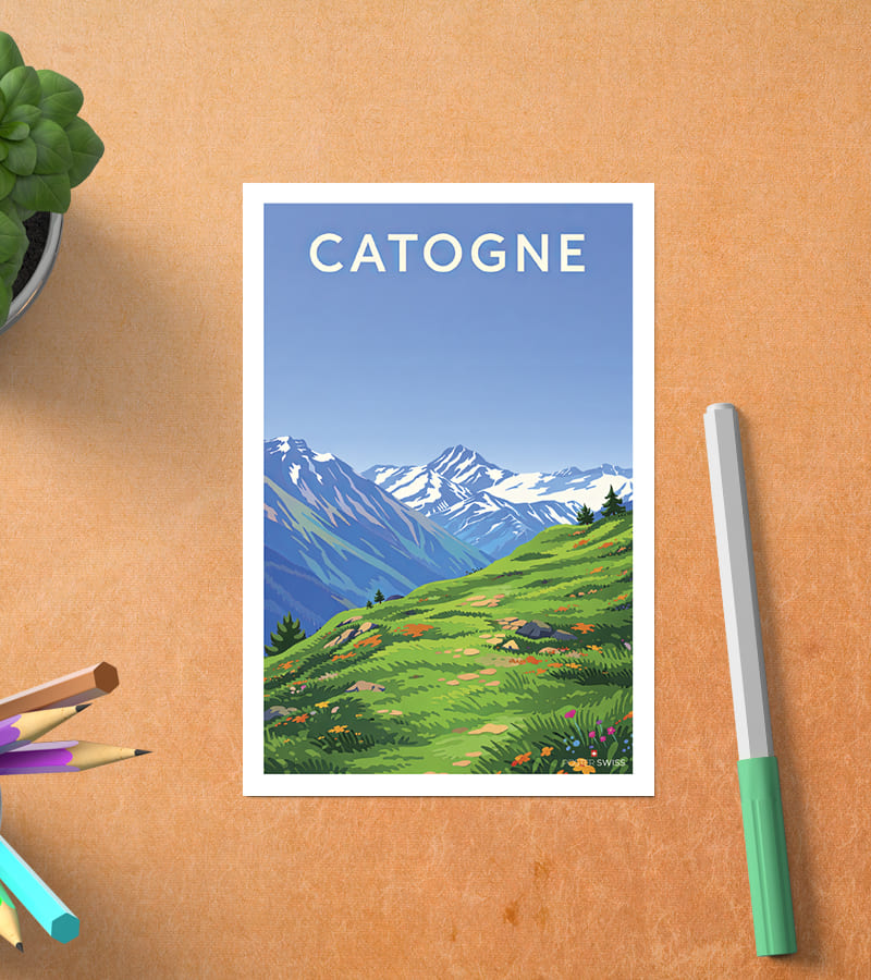 Carte Postale Catogne