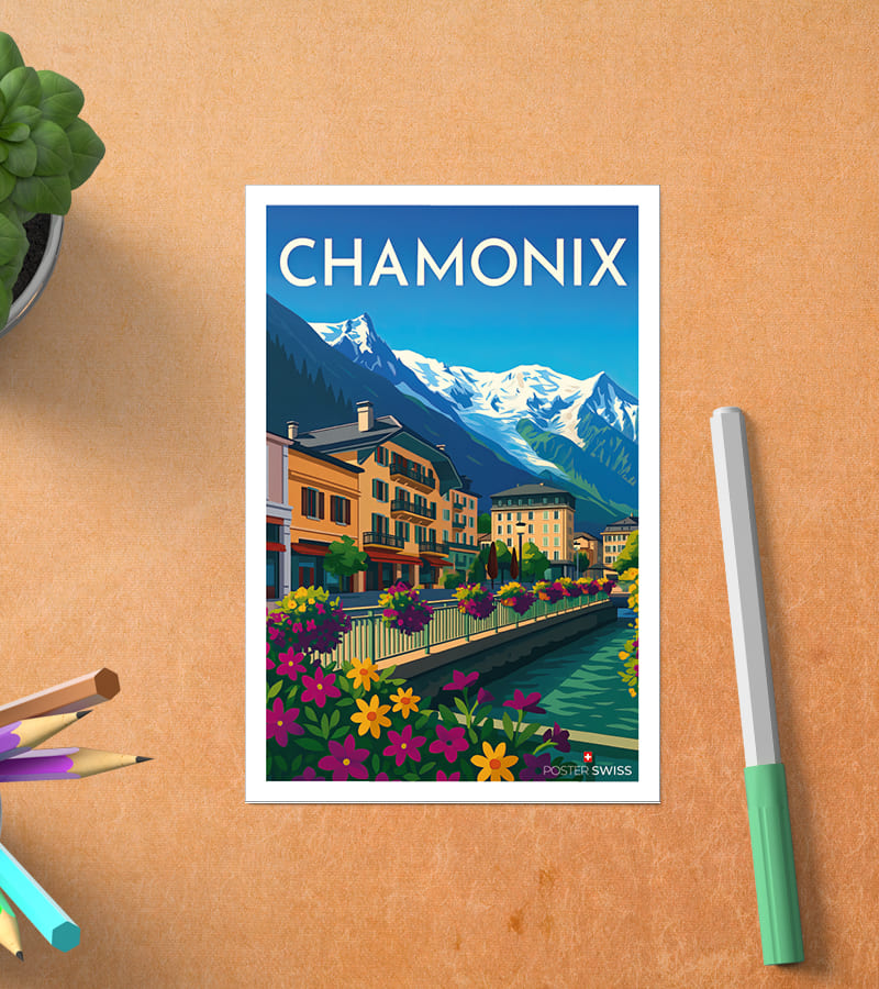 Carte Postale Chamonix
