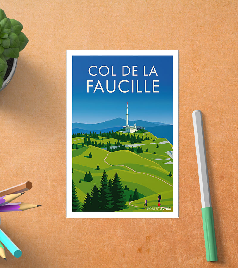 Carte Postale Col de la Faucille