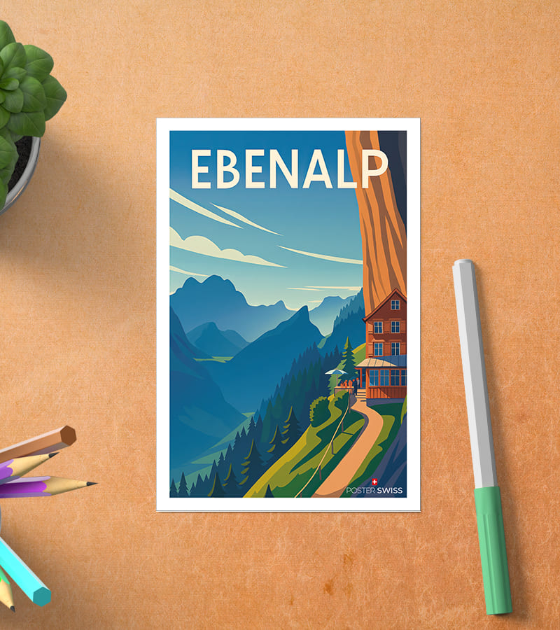 Carte Postale Ebenalp