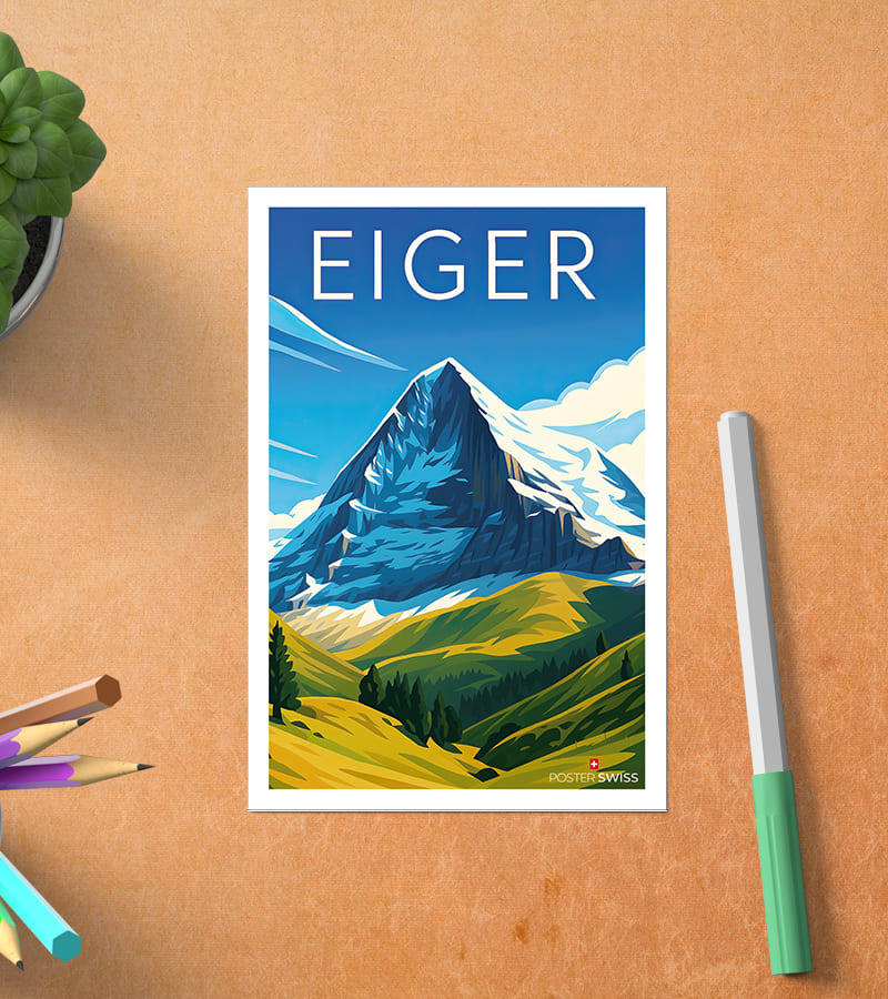 Carte Postale Eiger
