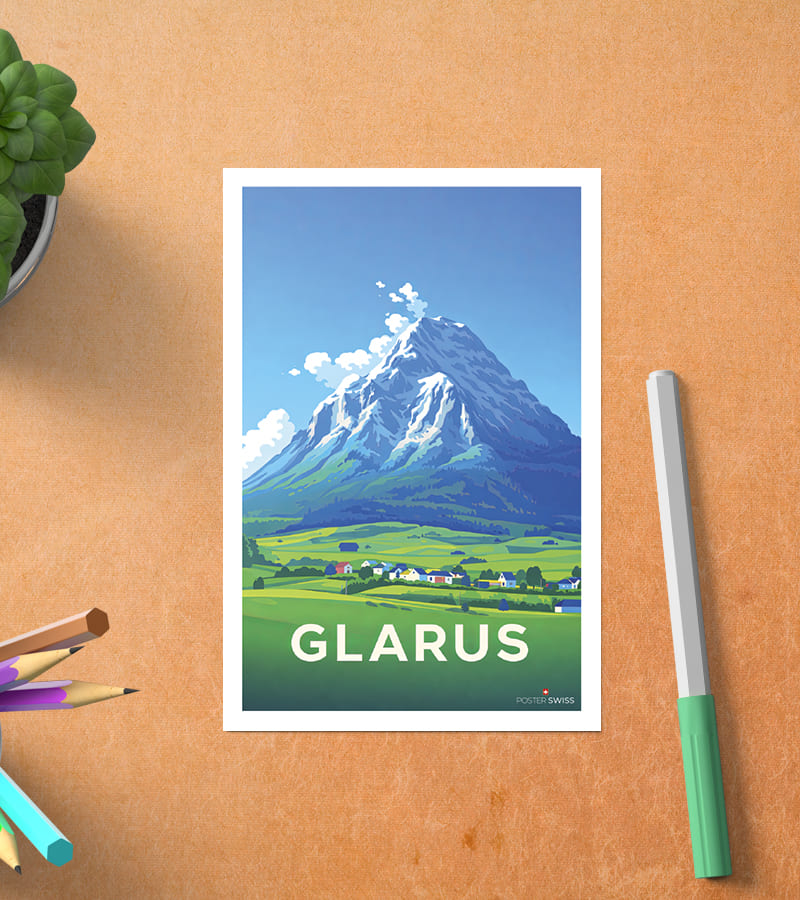 Carte Postale Glarus