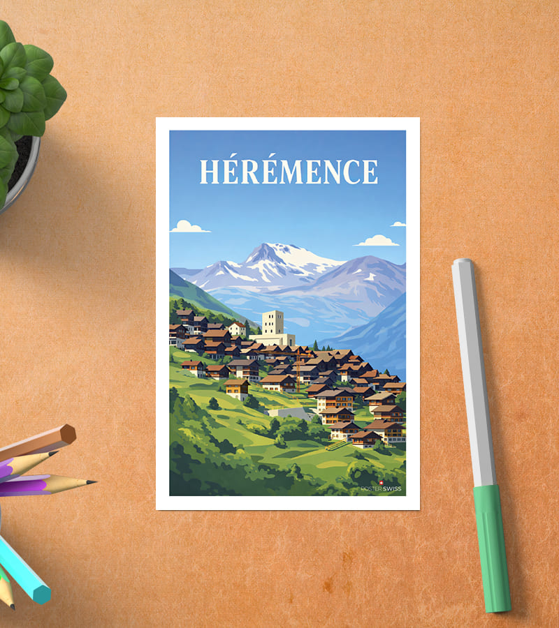 Carte Postale Hérémence